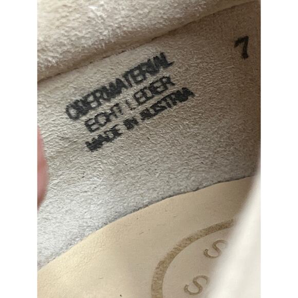 Paul Green Super Soft Leather Sneakers UK 7 ≈ US 9.5 Beige Metallic Suede - Picture 2 of 12